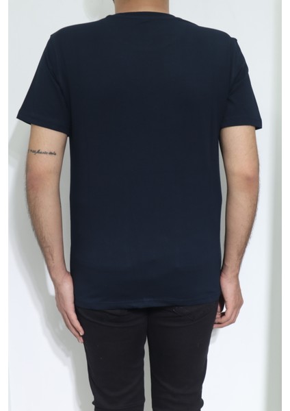 Fistan Store Erkek Düz Spor Kesim Normal Kalıp Bisiklet Yaka T-Shirt modelleri