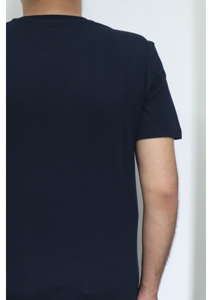 Fistan Store Erkek Düz Spor Kesim Normal Kalıp Bisiklet Yaka T-Shirt fırsatları