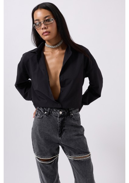 Basic Siyah Gömlek