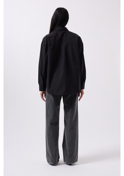 Basic Siyah Gömlek indirimleri