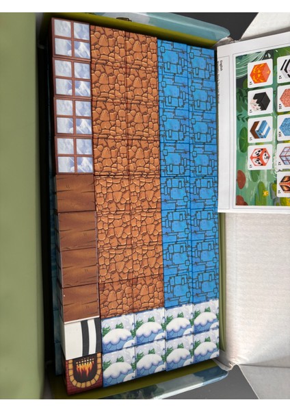 Minecraft Manyetik Küp Blok Orman Model2 Yapı Taşı 100 Parça