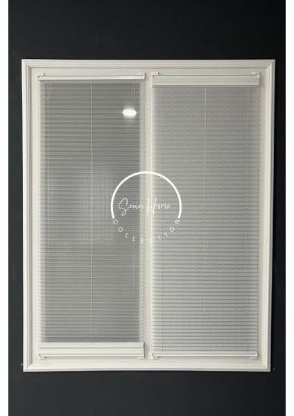 Gece Gündüz Katlanabilir Beyaz Çiftli Plise Perde, Cam Balkon Perdeleri, Pvc Pencere Perdeleri