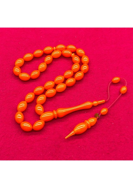 Portakal Rengi Ateş Kehribar Tesbih modelleri