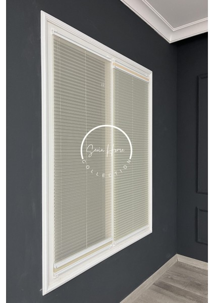 Gece Gündüz Katlanabilir Krem Çiftli Plise Perde, Cam Balkon Perdeleri, Pvc Pencere Perdeleri