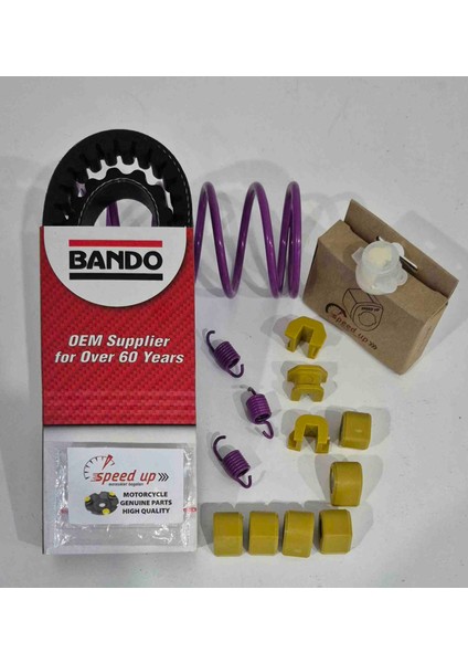 5-Li Set[kayış,baga,kız Kay,performans Yayı,arka Fren Balata Yayı