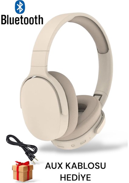 Yeni Nesil Şık Ergonomik Tasarım Extra Bass Kablosuz Bluetooth Mikrofonlu Spor Kulaklık Sd Kartlı