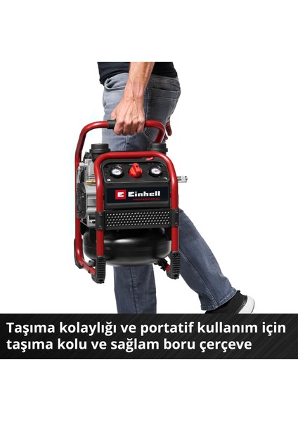 Professional Akülü Kompresör SILENZZO 36/210 Power X-Change (36 V, maks. 8 bar, 8 L tank, 210 L/dakika emiş kapasitesi, basınç göstergesi, yağsız, özellikle sessiz, aküsüz) - 4020380 indirimleri