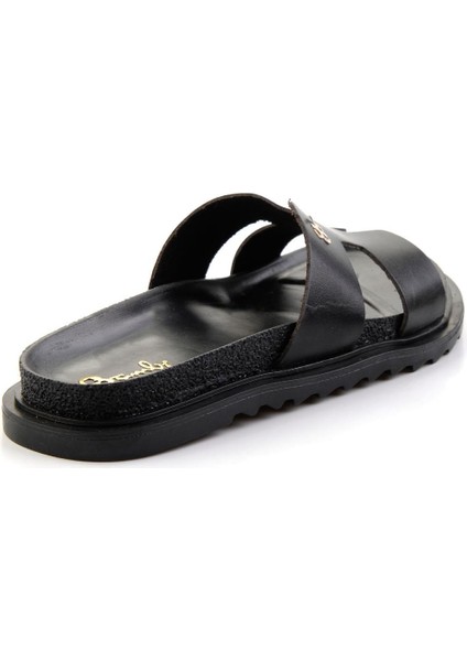 Siyah Leather Kadın Terlik K04666013803 fırsatları