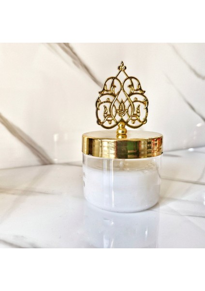Lux Home Mika Gold Kapakli %100 Doğal Soya Wax Mum