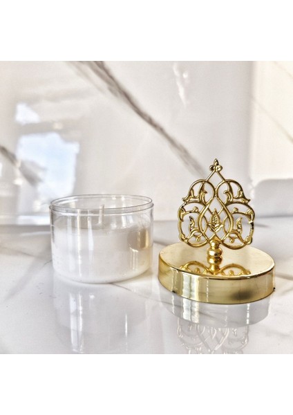 Lux Home Mika Gold Kapakli %100 Doğal Soya Wax Mum fiyatları