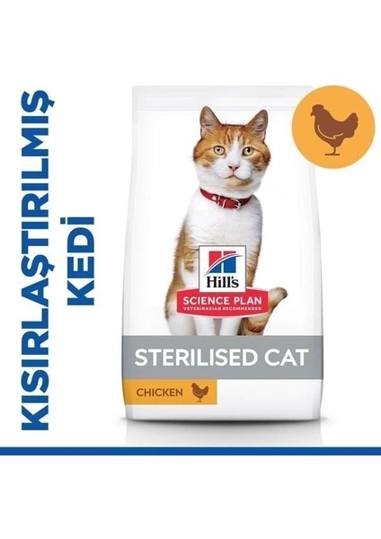 Hills Young Sterilised Tavuklu Kısırlaştırılmış Kedi Maması 8+2 kg