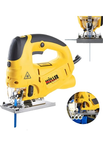 Alman 1000 W Metal Şanzuman 6 Kademe Devirli Lazerli Otomatik Dekupaj Testere