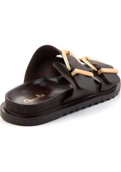 Kahve Leather Kadın Terlik K04666013903 fırsatları