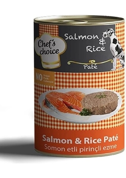 Chefs Choice Kıyılmış Somonlu Yetişkin Köpek Konservesi 400 gr