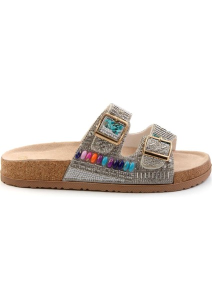 Beyaz Kadın Terlik K04678080687