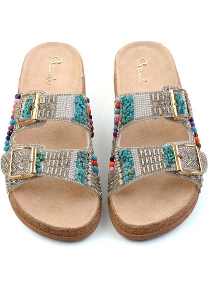 Beyaz Kadın Terlik K04678080687 fiyatları