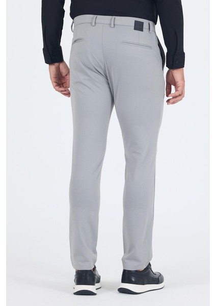 Gri Yandan Cepli Casual Slim Fit Pantolon 1003250163 fırsatları