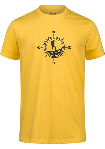 Alex Baskılı Erkek Sıfır Yaka T-Shirt