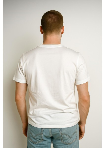 Trend Kapında Amii Bisiklet Yaka T-Shirt Beyaz modelleri
