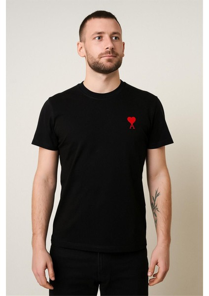 Trend Kapında Amii Bisiklet Yaka T-Shirt Siyah fiyatları