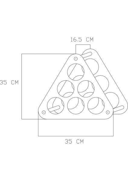 Ahşap Şaraplık -Ahşap Şişe Standı -Ahşap Şarap Organizeri