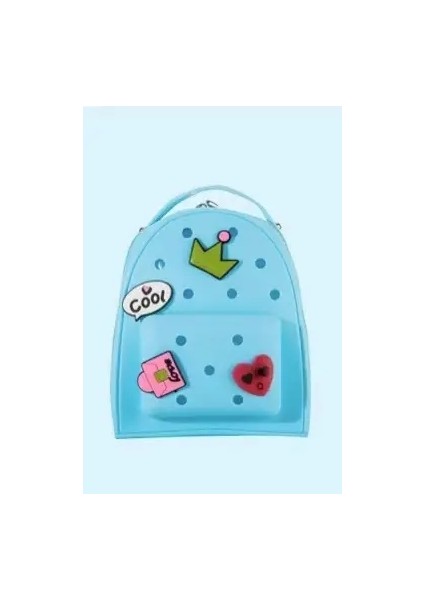 Çocuklar Sırt Çantası Karikatür Sırt Çantaları Sevimli Sırt Çantaları Kadın Kova Sırt Çantası Kız Okul Çantası Mochila Юкзак Bolsa Renk: Mavi/beden: Küçük (Yurt Dışından)