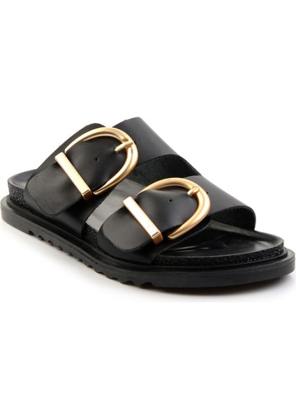Siyah Leather Kadın Terlik K04666013903 modelleri