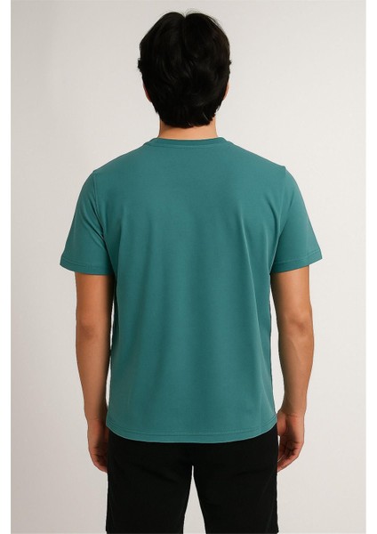 Bisiklet Yaka Tshirt Yeşil The Northfacee fırsatları