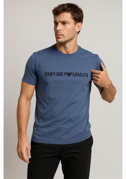 Bisiklet Yaka Tshirt Indigo Emporıarmanı fırsatları