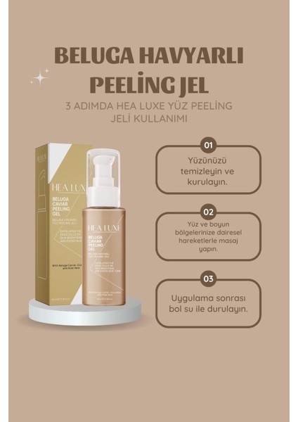 Beluga Havyarlı Yüz Peeling Jeli