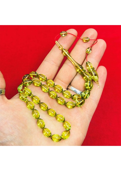 Açık Renk Usta Işiçilikli Sıkma Ateş Kehribar Tesbih fiyatları