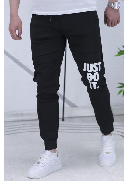 Erkek Just Baskılı Scuba Eşofman