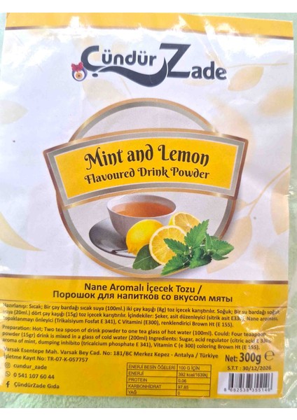 Nane Limon Çayı 300 gr ( Toz ) modelleri