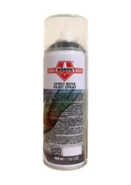 Sprey Boya Parlak Sıyah 400 ml (12 Adet)