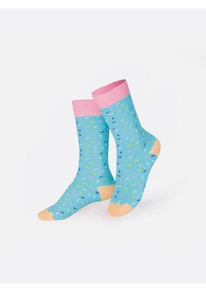 Eat My Socks - Çocuk Joe Donut Mavi Çorap