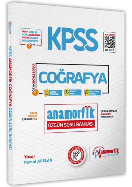 KPSS Anamorfik Coğrafya Soru Bankası