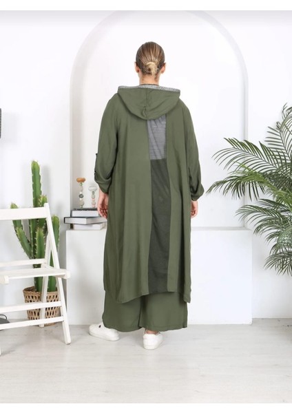 Kadın Büyük Beden Pantolon ve Kap Ikili Takım fiyatları