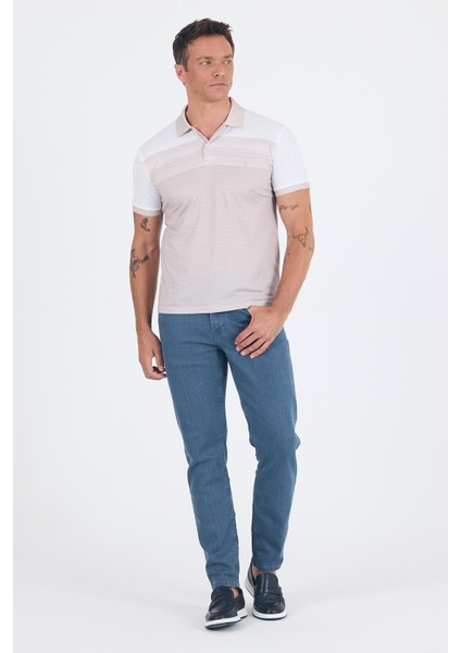 Kısa Kol Baskılı Pike Polo Yaka Cepsiz Slim Fit Tişört 1011250166 fiyatları