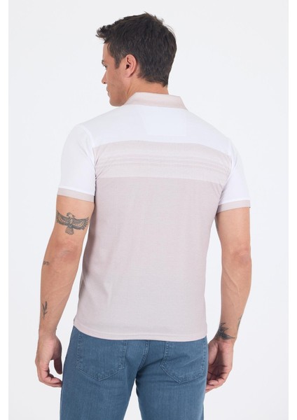 Kısa Kol Baskılı Pike Polo Yaka Cepsiz Slim Fit Tişört 1011250166 indirimleri