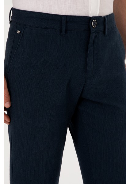 Erkek Lacivert Pantolon (Kanvas-Chino) 50300476-VR033