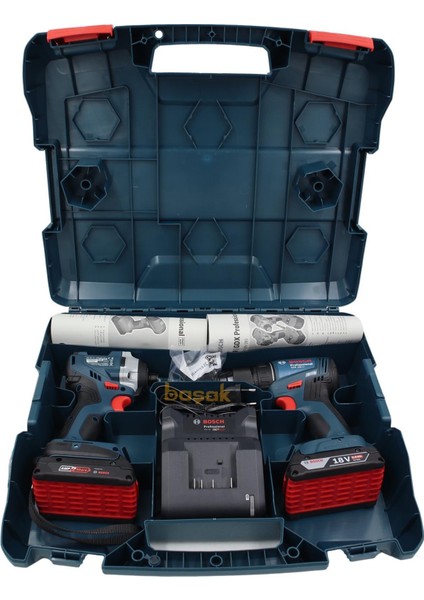 2'li Akülü Set Gdr 18V-215+GSR 185-LI 2x2 Ah 06019N2023