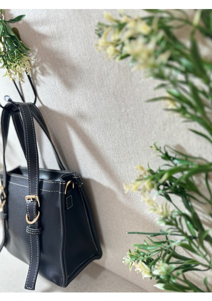 Kadın Dikiş Detaylı Tote Mini El ve Omuz Çantası modelleri