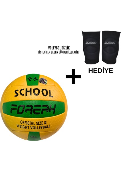 Voleybol Topu + Voleybol Dizliği (Hediye)
