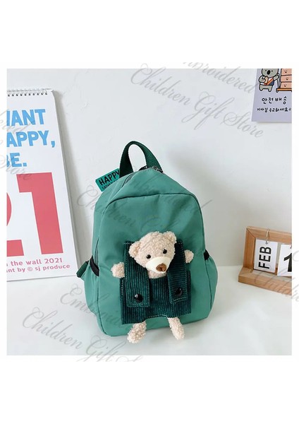 Yeni Çocuklar Karikatür Kişiselleştirilmiş Isim Sırt Çantası Sevimli Bebek Sırt Çantası Özel Işlemeli Isim Anaokulu Kitap Çantası Giden Snackbags Renk: Yeşil/boyut: Isim Yok (Yurt Dışından)