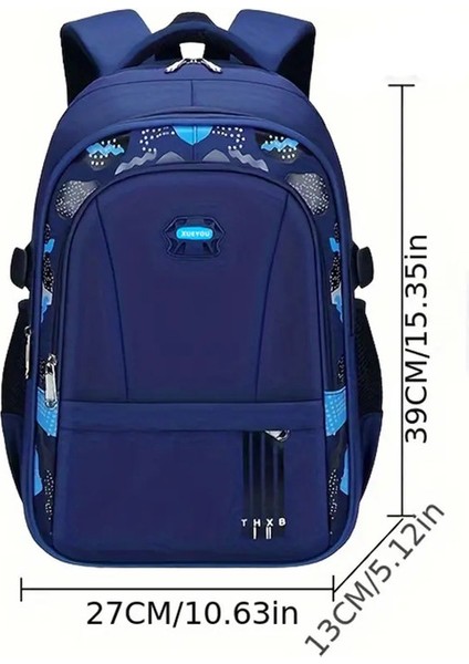 Yeni Ilköğretim Okulu Öğrencileri Schoolbag Erkekler 1-3-6 Sınıflar 6-12 Yaş Hafif Eğlence Çocuk Omuz Çantası Büyük Capacolor: Blacklarge (Yurt Dışından)