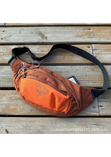 Osprey Ultra Hafif Taşınabilir Bel Çantası, Erkek ve Kadın Açık Hava Sporları Çalışan Çok Fonksiyonlu Çanta Renk: Kahverengi (Yurt Dışından)