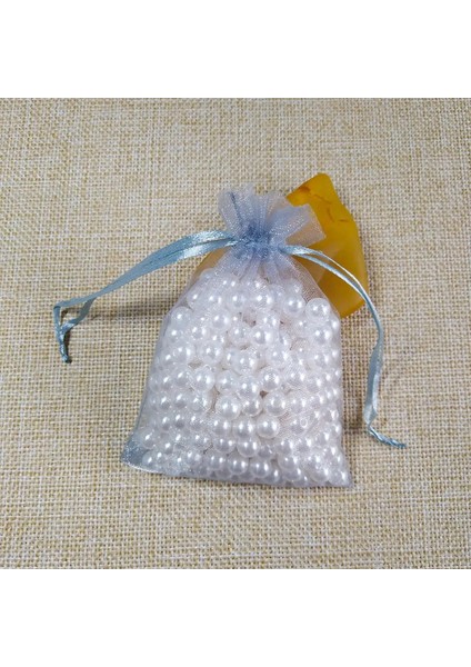 50PC/LOT 5x7 7x9 9X12 10X15CM Organze Mücevher Ambalaj Çantaları Düğün Noel Doğum Günü Hediye Çantası Poşeti Renk: Gri/boyut: 5X7CM (Yurt Dışından)