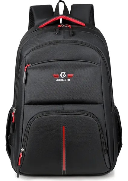 Şık Çok Katmanlı Fermuar Sırt Çantası, Büyük Kapasiteli Işletme Bilgisayarı Sırt Çantası, Işe Gidip Gelme ve Seyahat Için Mükemmel Sırt Çantası, D Renk: Kırmızı (Yurt Dışından)