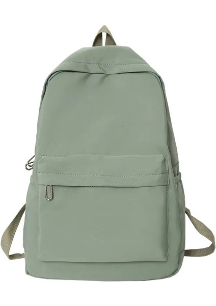 Yeni Kadın Moda Erkekler Yüksek Kapasiteli Su Geçirmez Kolej Sırt Çantası Moda Kadın Dizüstü Bilgisayar Çantaları Sevimli Kız Seyahat Kitap Çantası Serin Renk: Yeşil Çanta (Yurt Dışından)