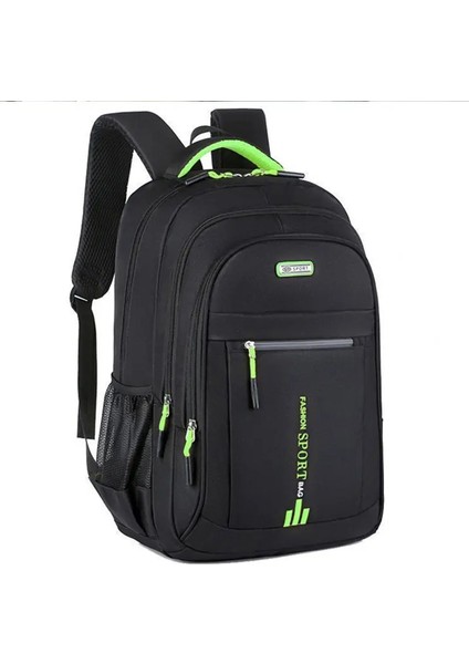 Bayanların Çift Omuzlu Çantası, Büyük Kapasiteli Okul Torbası, Seyahat Çantası, Dizüstü Bilgisayar Çantası Renk: Yeşil (Yurt Dışından)